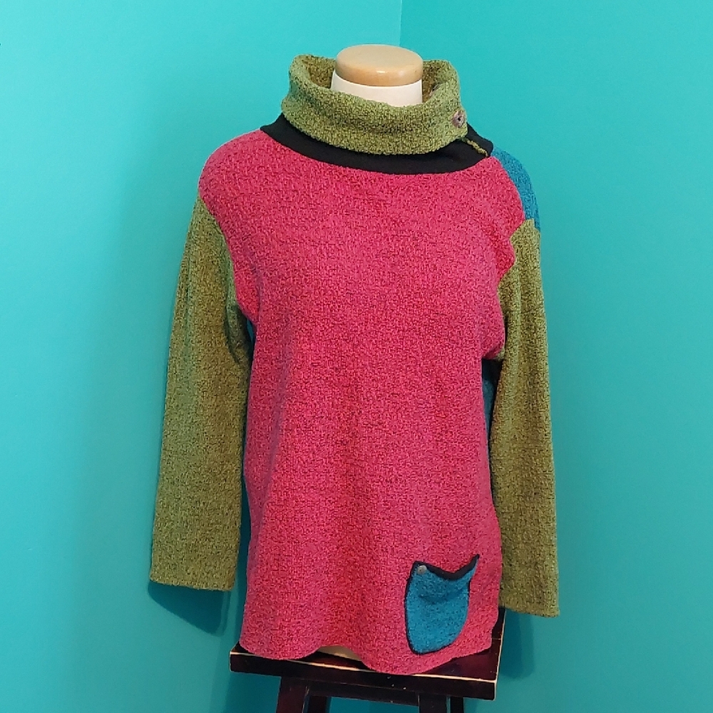 Margaret Winters Colorful Women's Sweater Size Large